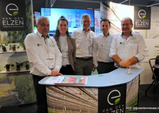 Harrie van den Heuvel, Jill Bouw, Frank Coppens, Kees van Giessen and Guy Robben with Van den Elzen. Every year they expand their propagation activities and this year they also renewed their management team. 